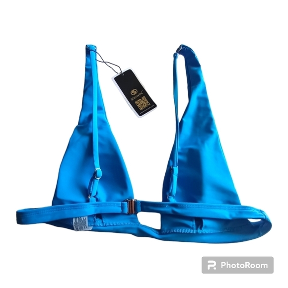 Sherry DC Brazilian Bikini Top Only Solid  Women Swimwear Push Up . Size L - Picture 5 of 10